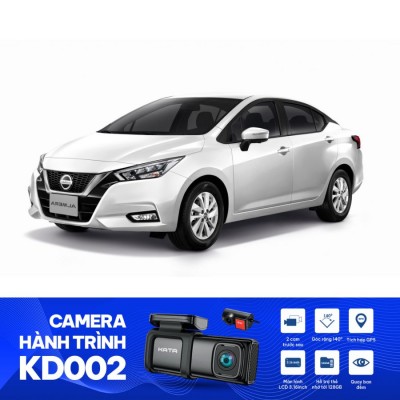 Camera Hành Trình Thông Minh Xe Nissan Almera 2021 - VAVA 2 Mắt Trước Sau